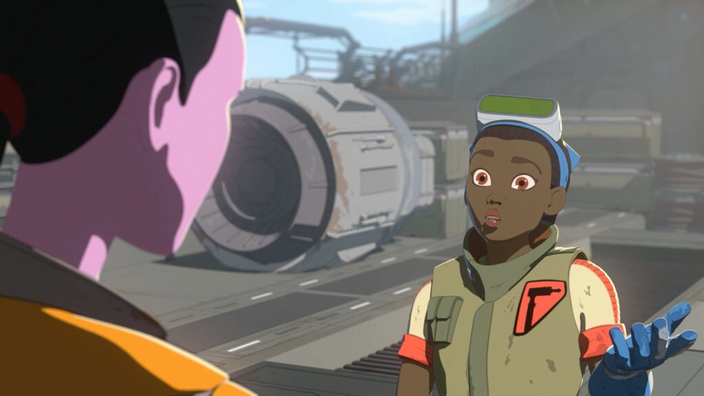 Tam talks with Synara in Star Wars Resistance.