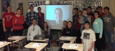 Ian Doescher’s Classroom Appearance via Skype