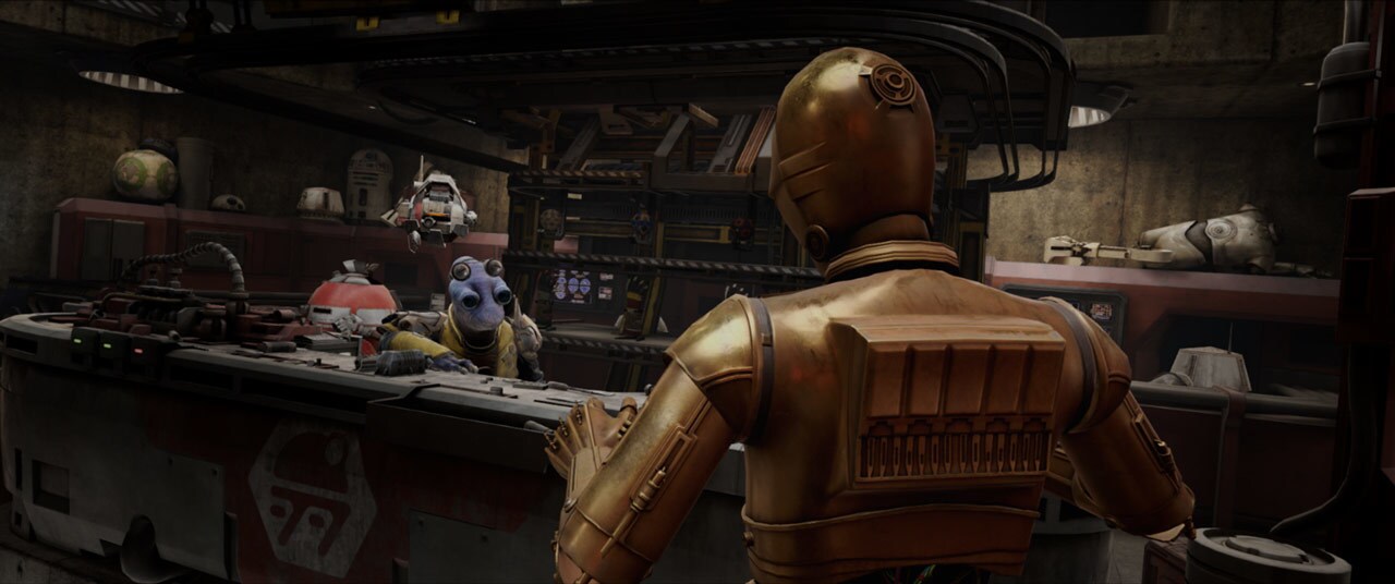 C-3PO in Star Wars: Tales from the Galaxy's Edge