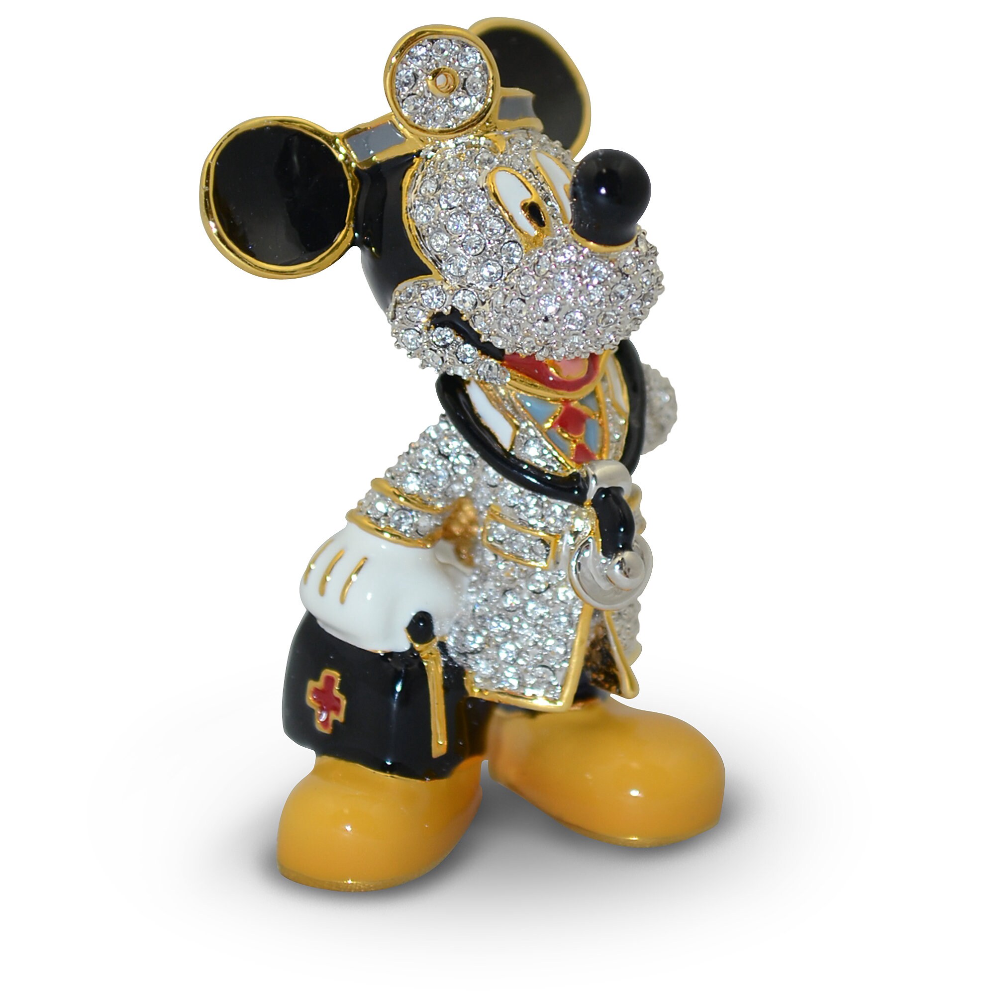 Mickey Mouse Doctor Jeweled Figurine by Arribas