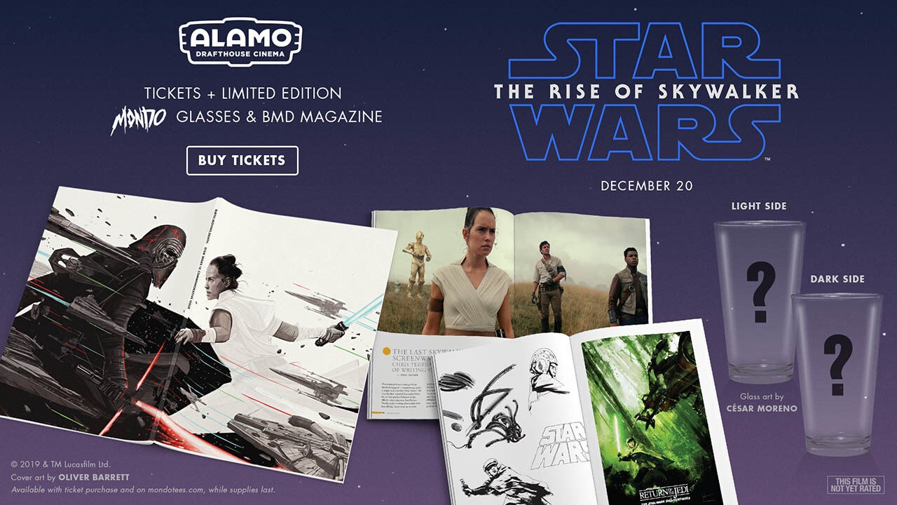 Ticket offers for Star Wars: The Rise of Skywalker from Alamo