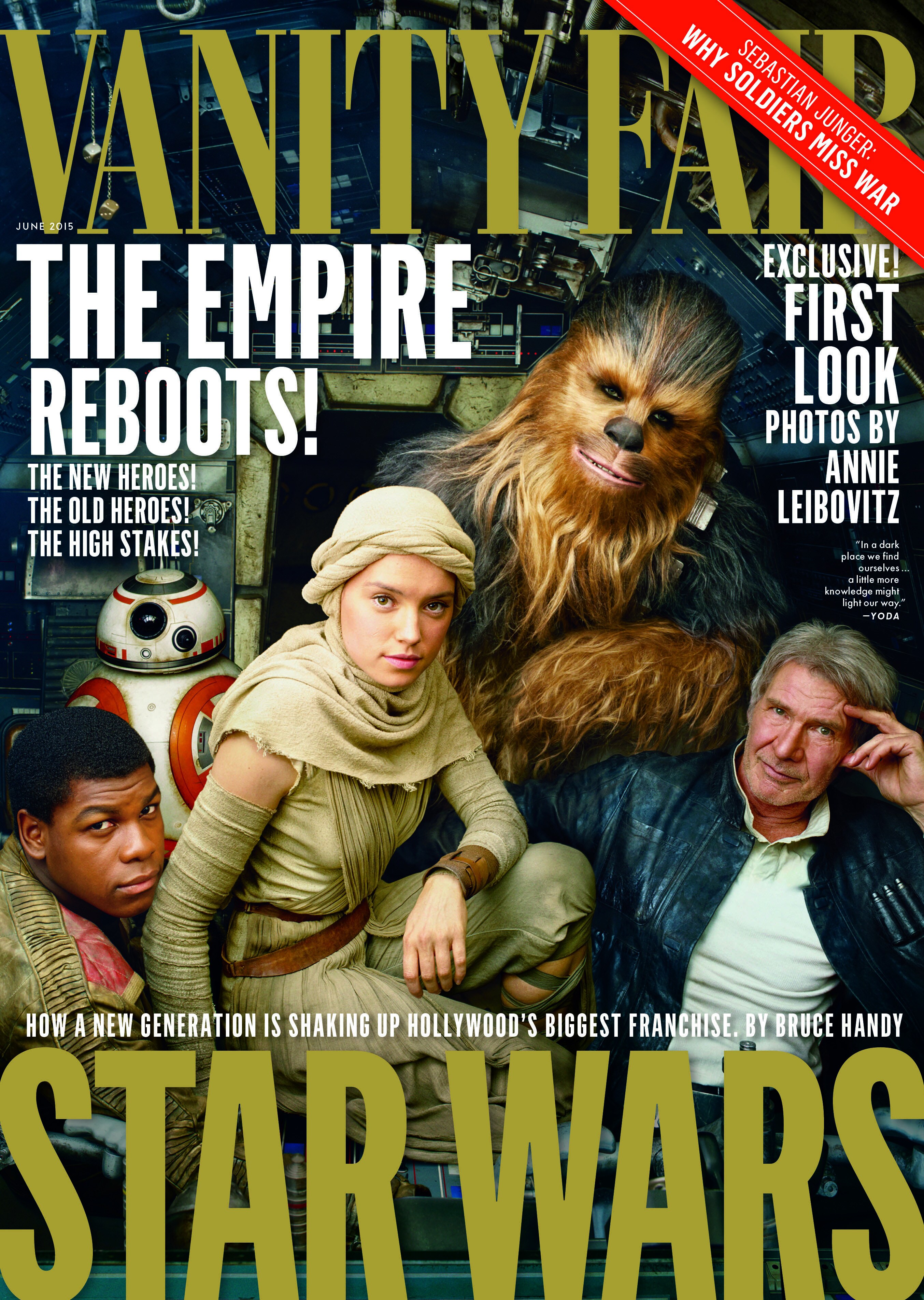 Vanity Fair's Star Wars: The Force Awakens cover by Annie Leibovitz