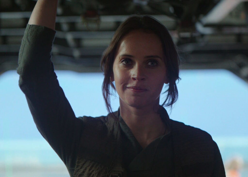 Jyn Erso in Rogue One: A Star Wars Story.