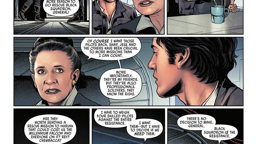 Page 5 from Poe Dameron #31.