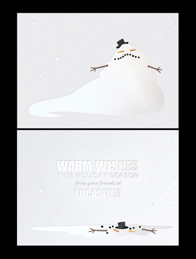 Lucasfilm's 2011 holiday card