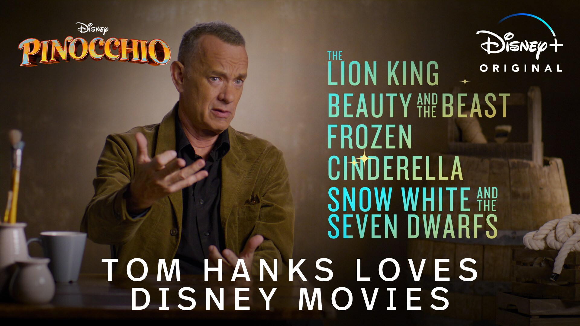 Pinocchio | Tom Hanks Loves Disney Movies | Disney+