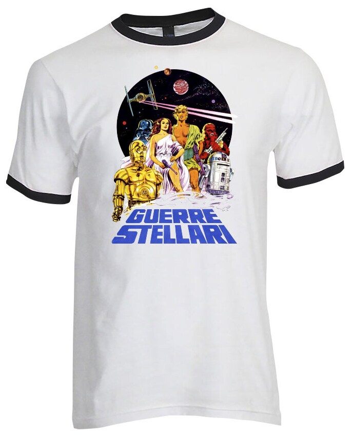 Star Wars Celebration exclusive "Guerre Stellari" italian poster t-shirt