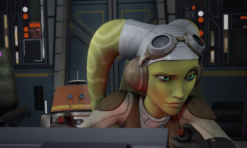 Chopper and Hera in Star Wars Rebels "The Siege of Lothal"