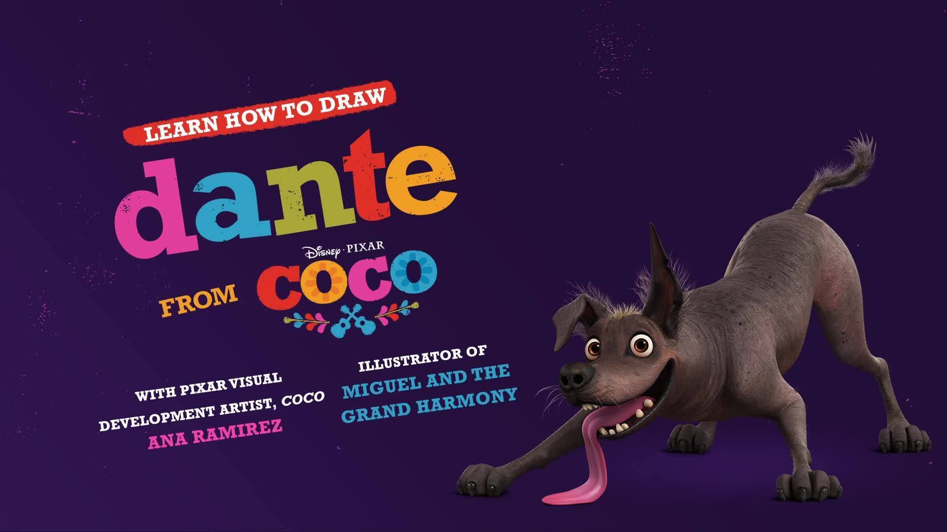 How To Draw Dante from Coco | Disney