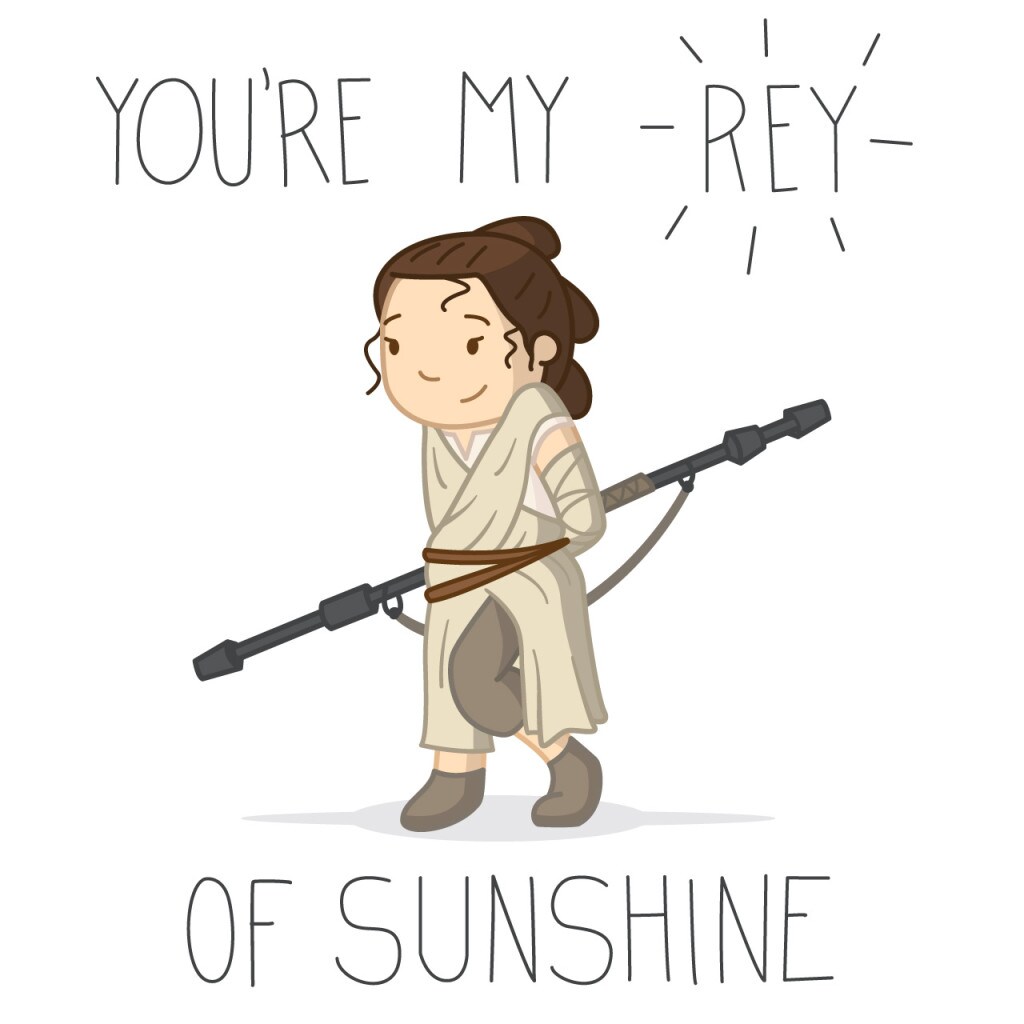 Star Wars: The Force Awakens valentine