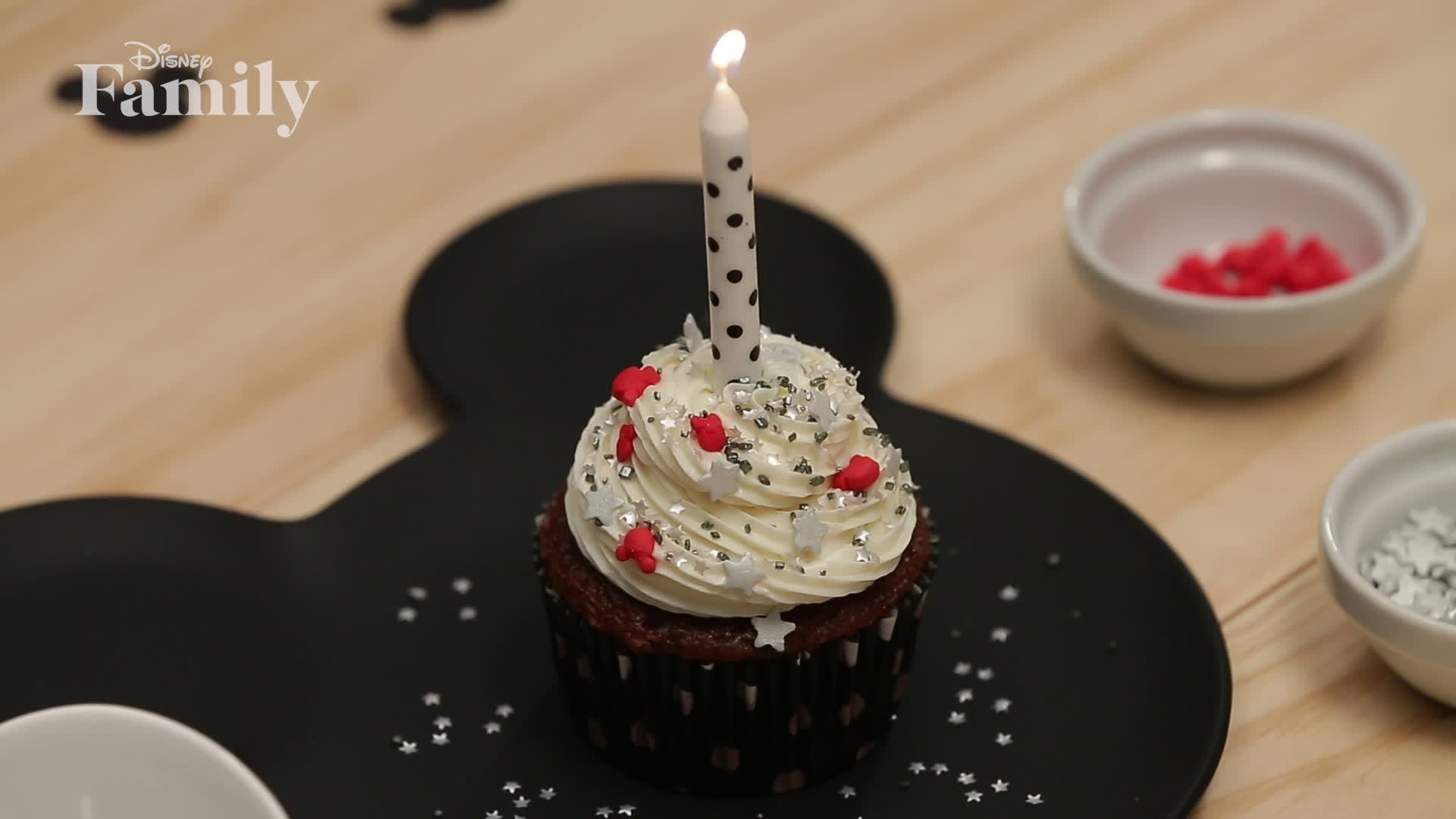 Mickey Birthday Cupcake | Dishes by Disney