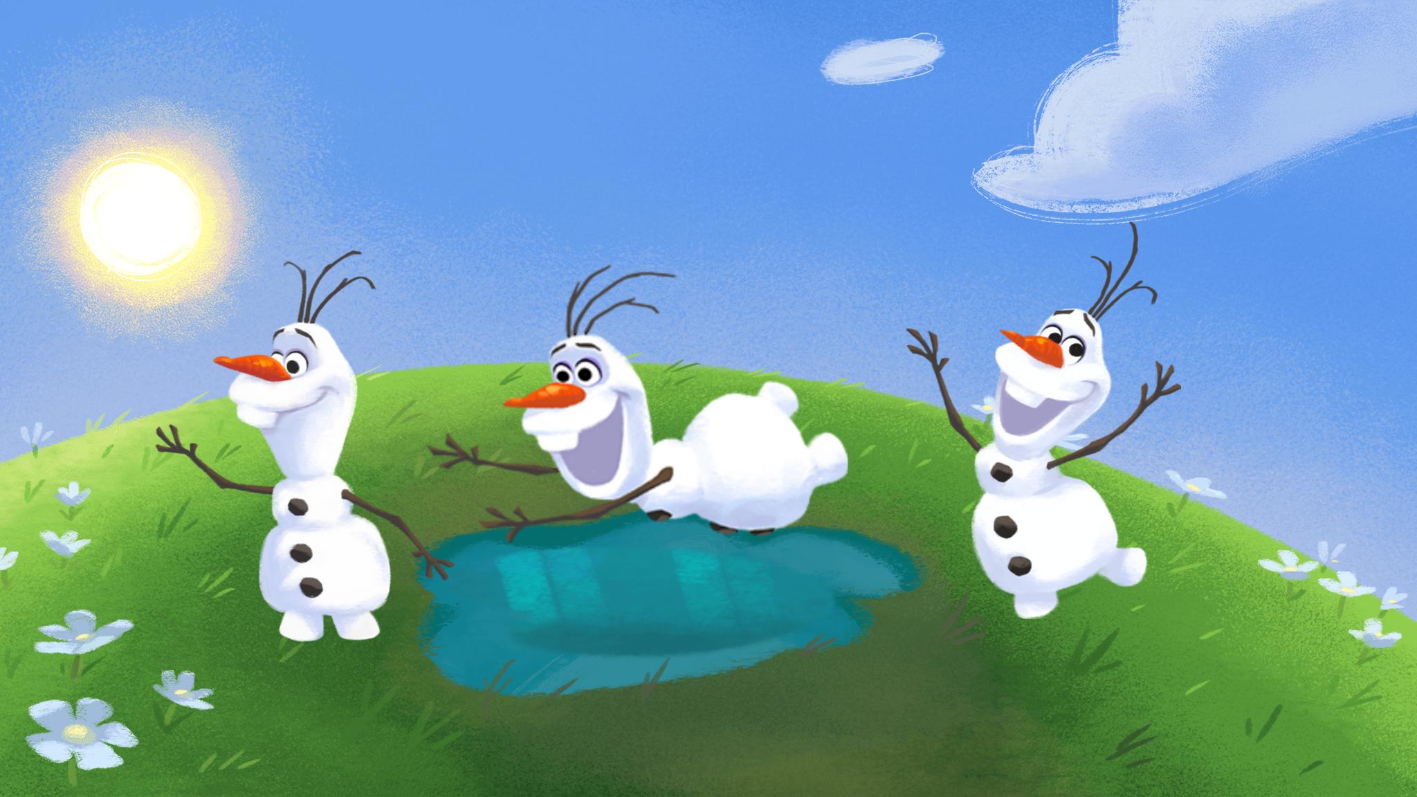 Olaf’s Summer Sticker Spree | Disney Games
