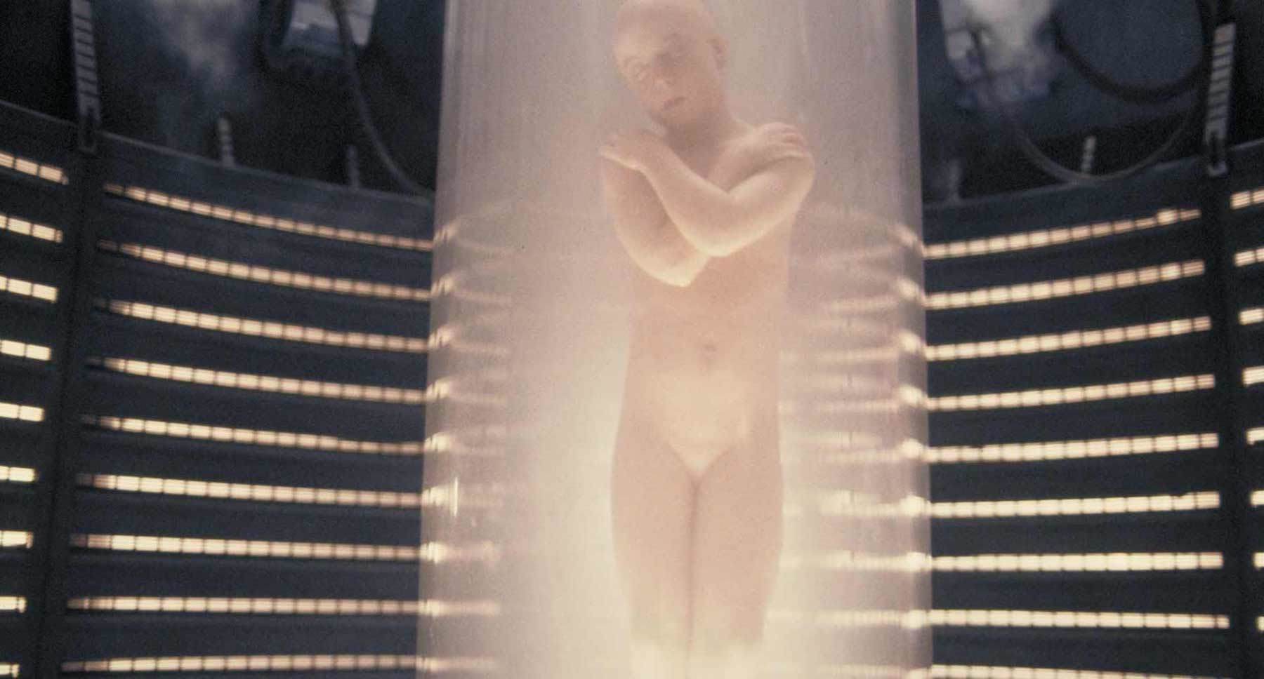 Child clone in a tube in the movie "Alien: Resurrection" 