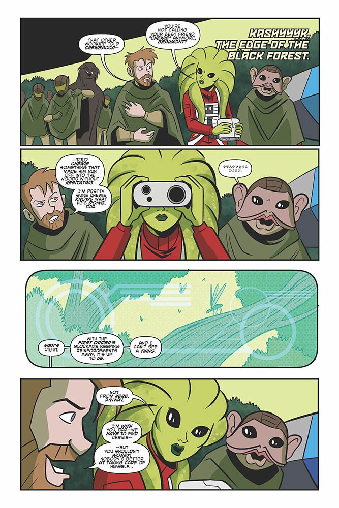 A page from Star Wars Adventures #28.