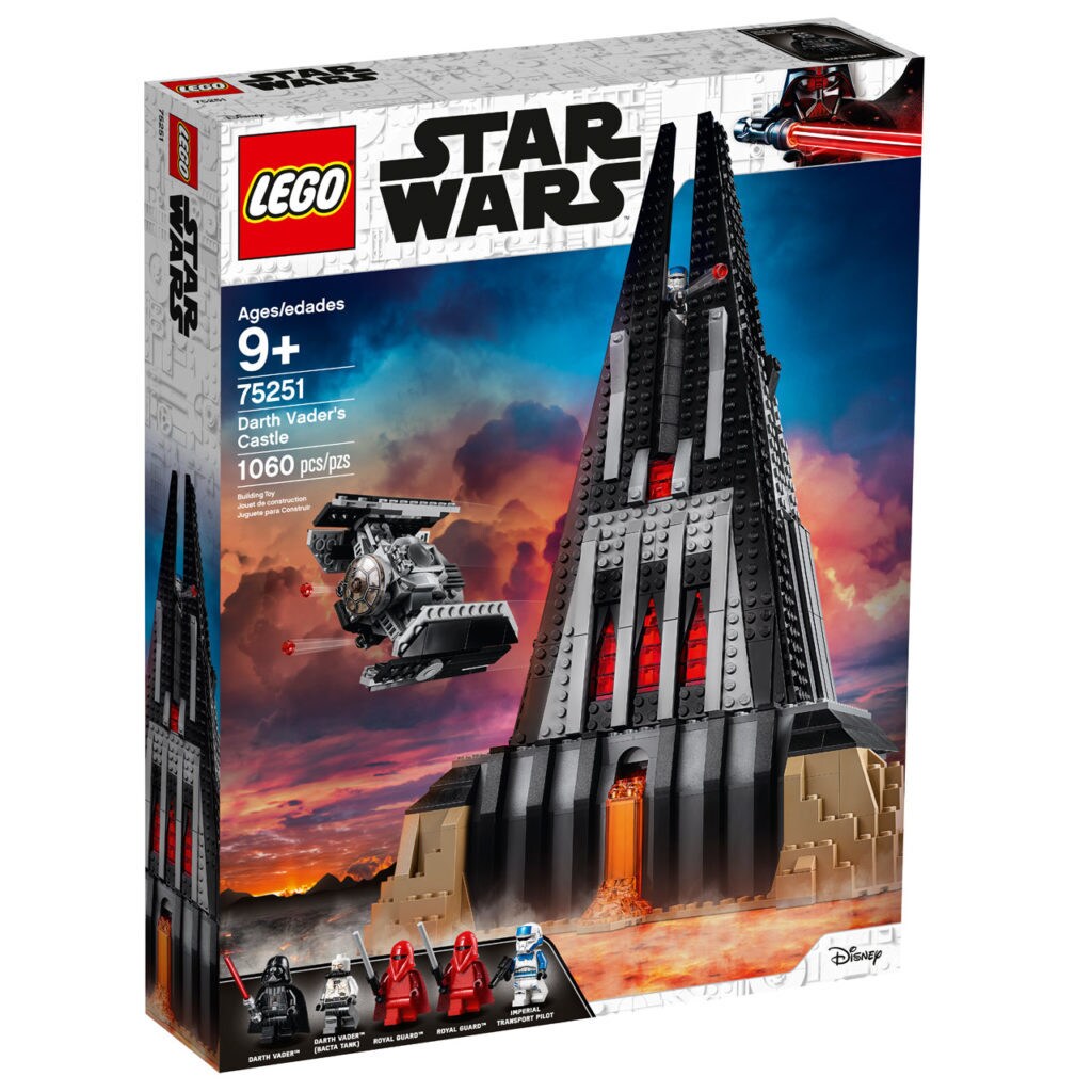 LEGO Star Wars Darth Vader's Castle front box.