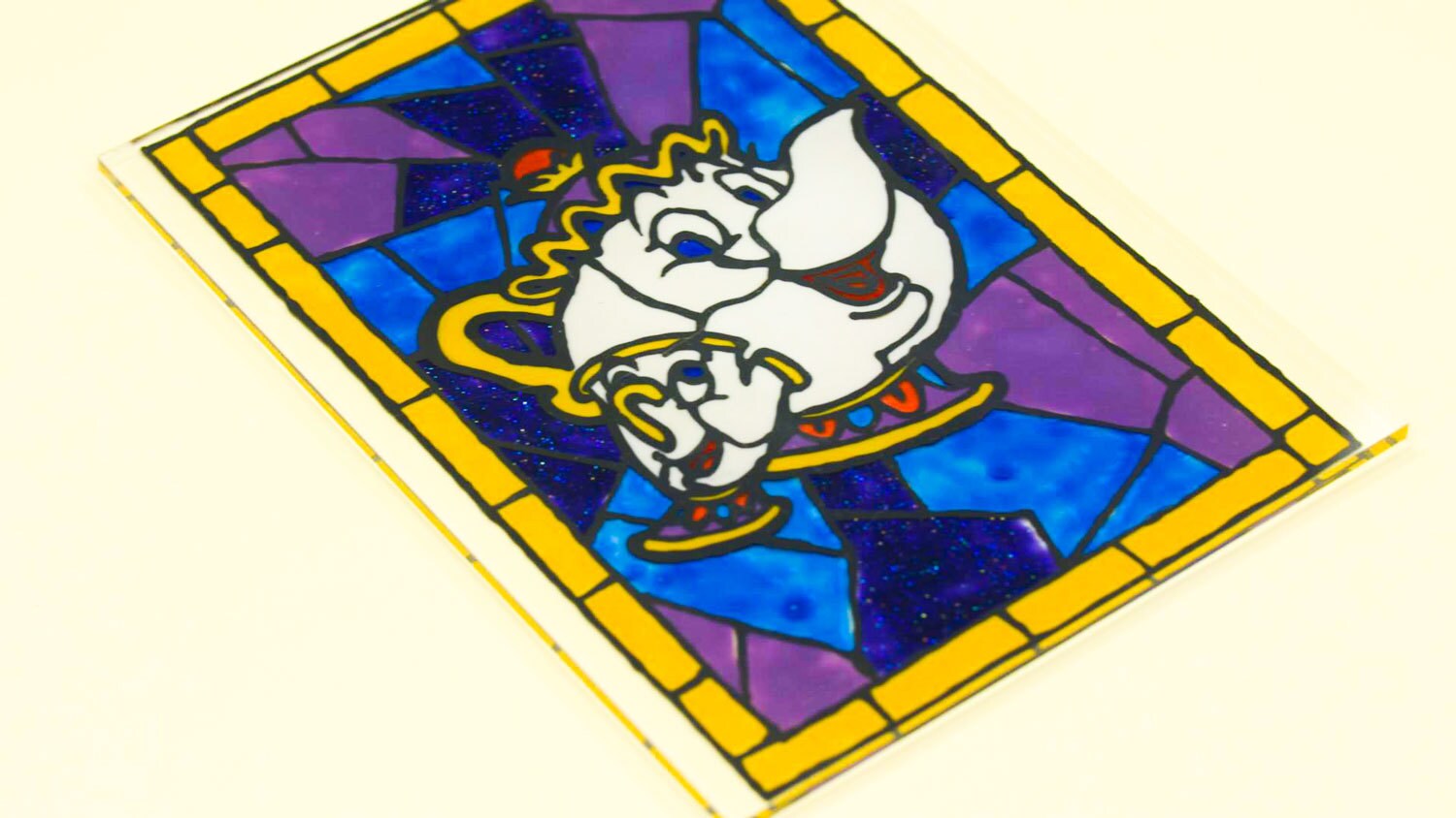 Beauty and the Beast: Stained Glass