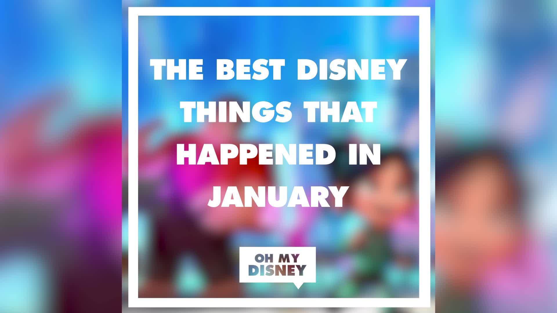 The Best Disney Things That Happened in January | Oh My Disney
