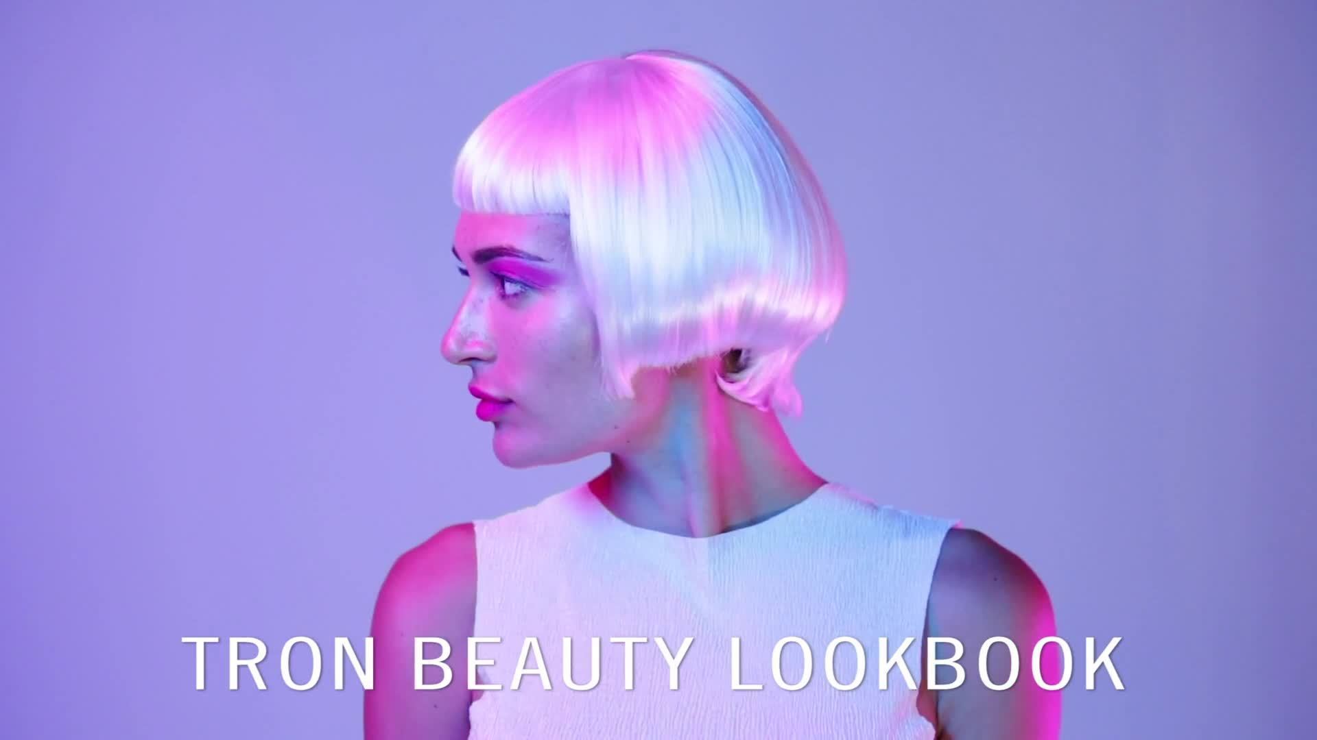 Tron Beauty Lookbook