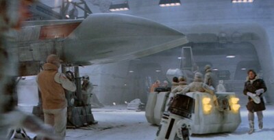 The Rebel Troop Carrier in a scene from The Empire Strikes Back
