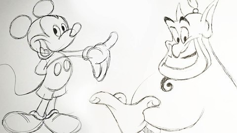 Featured image of post Cartoon Character Sketch Disney