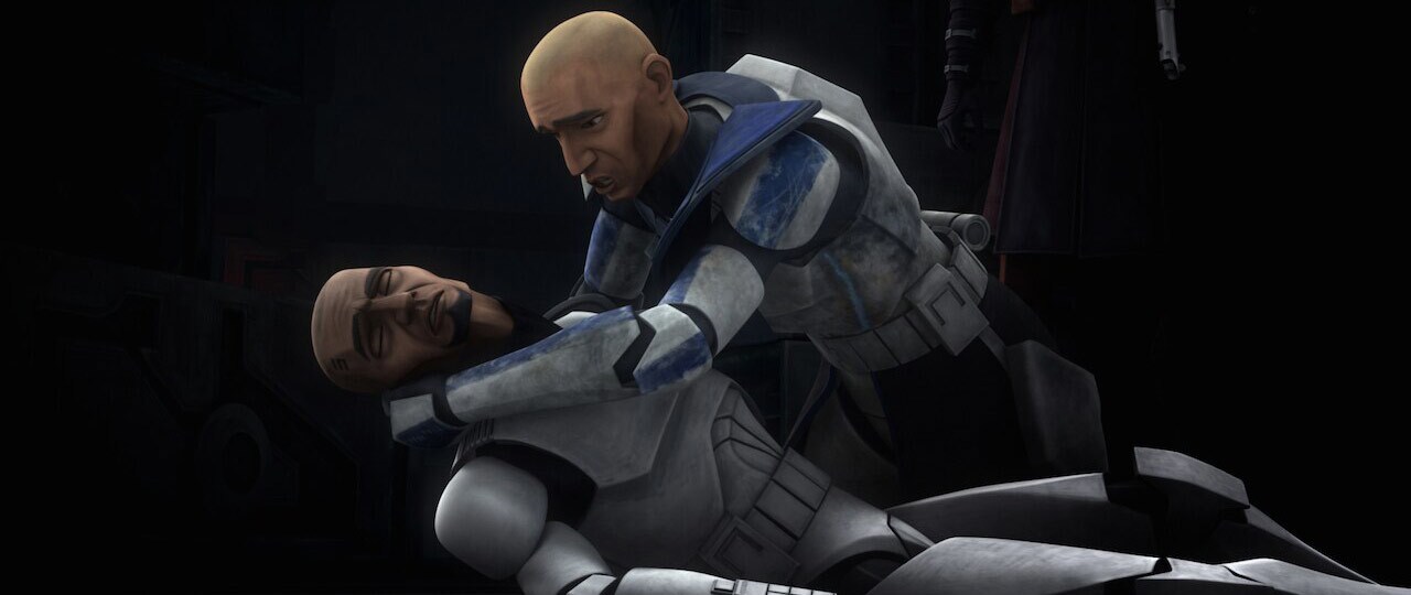 Clone Trooper Fives and Captain Rex