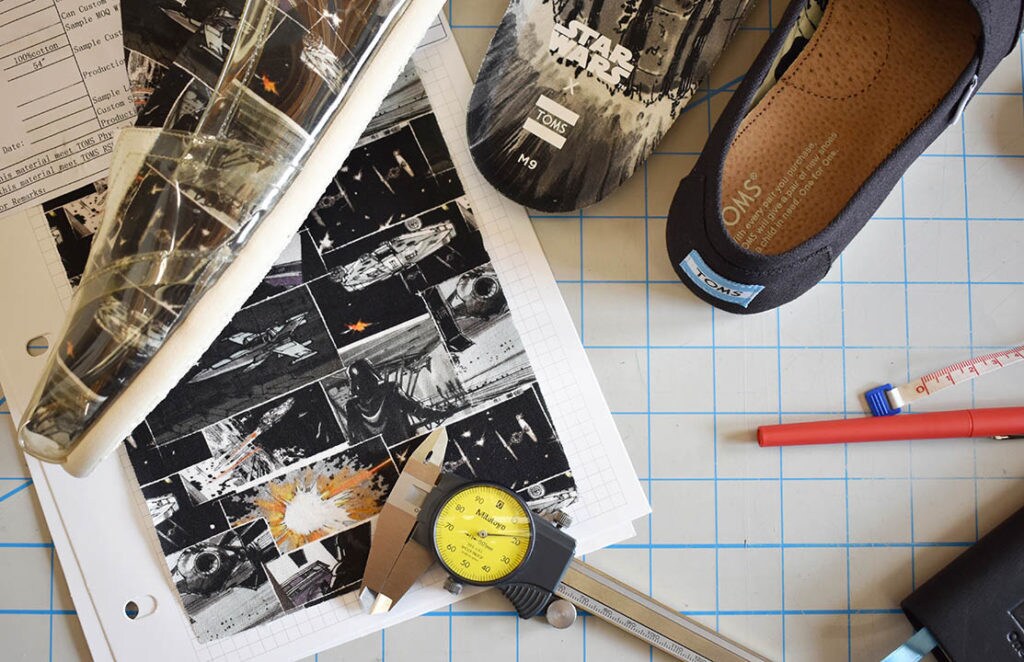 TOMS Star Wars shoes design