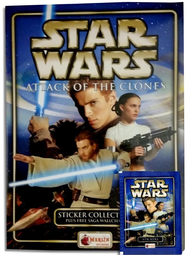 Star Wars: Attack of the Clones sticker book - cover