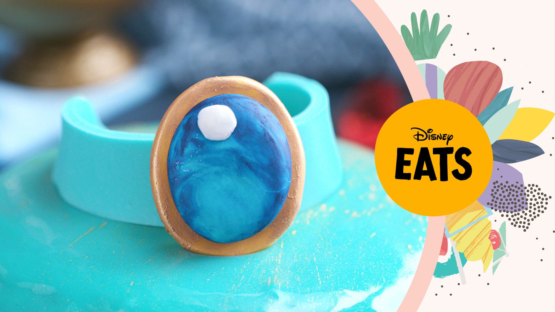 Princess Jasmine Mirror Glaze Cake | Disney Eats x Tastemade