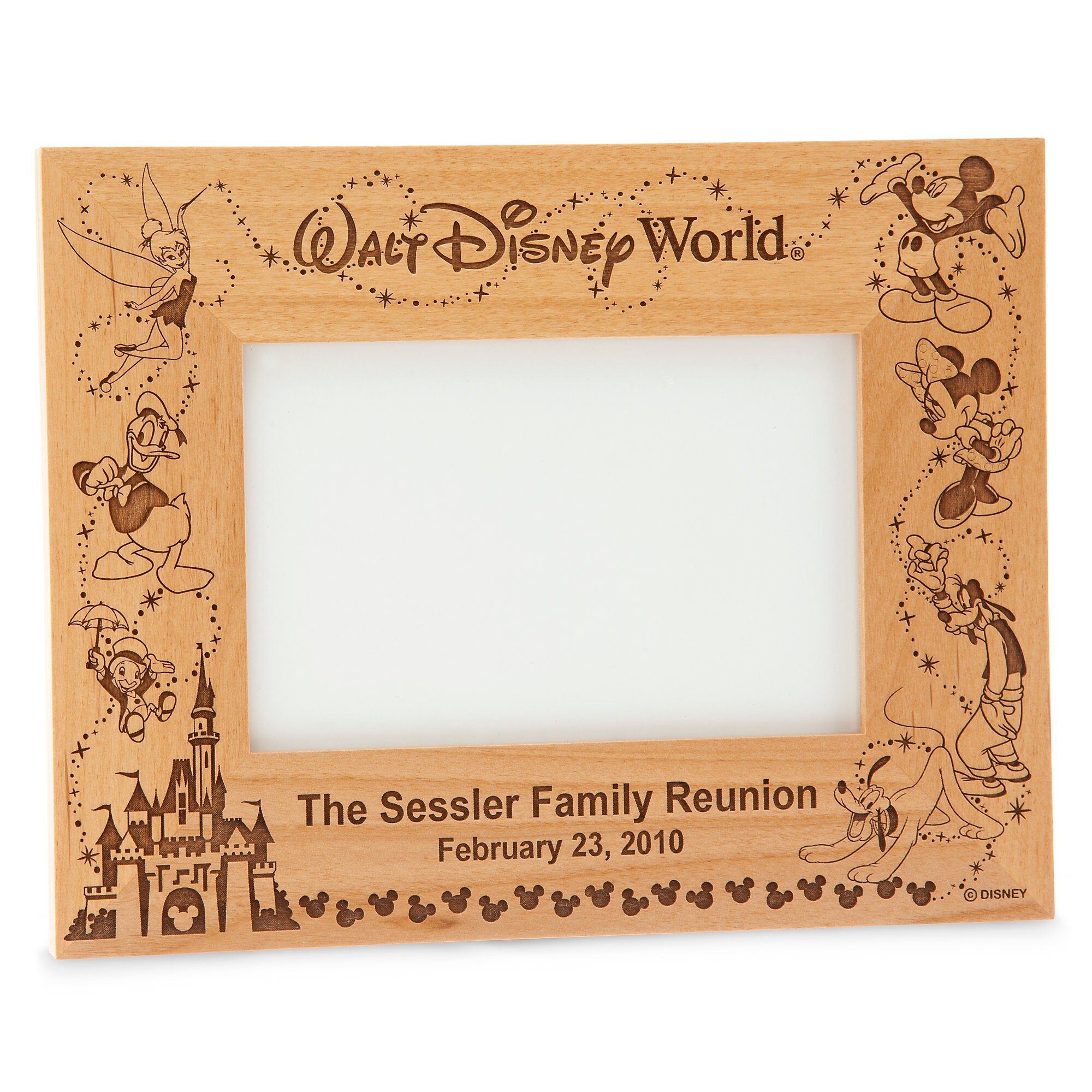 Walt Disney World Cinderella Castle Frame by Arribas - Personalizable