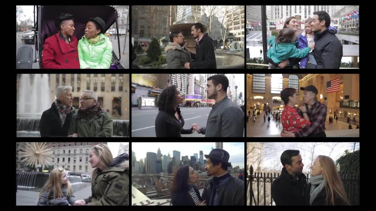 New Yorkers Sing "A Whole New World"