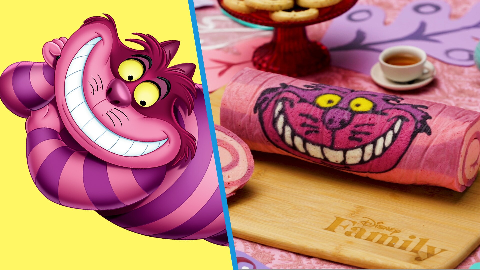 Cheshire Cat Cake Roll | Dishes by Disney by Disney Family