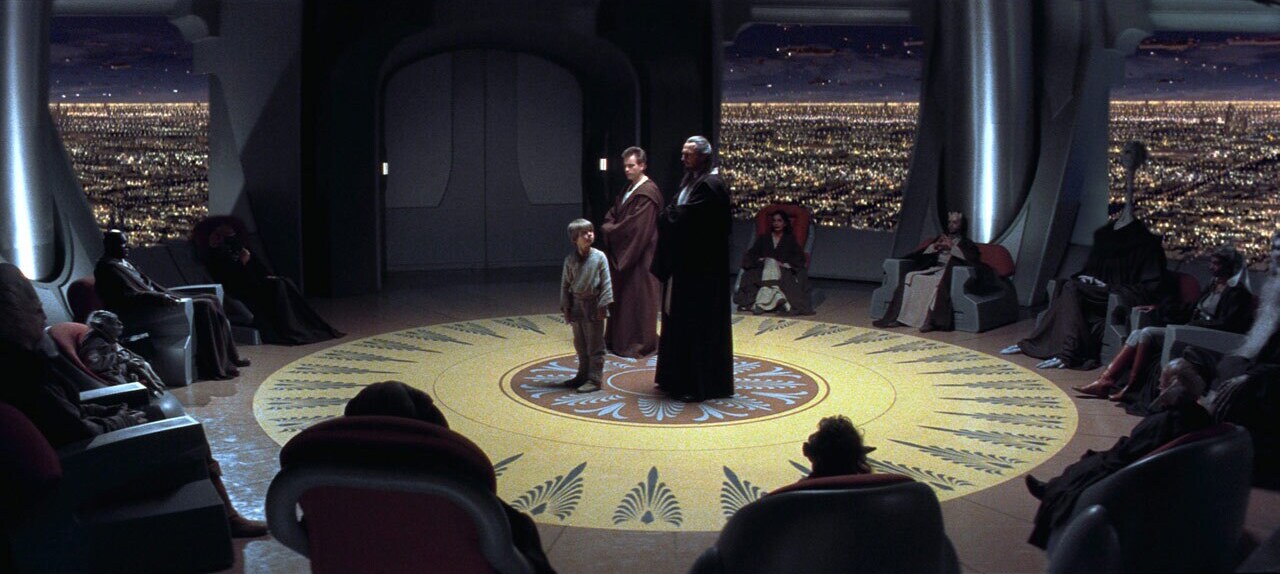 The Jedi Council in Star Wars: The Phantom Menace
