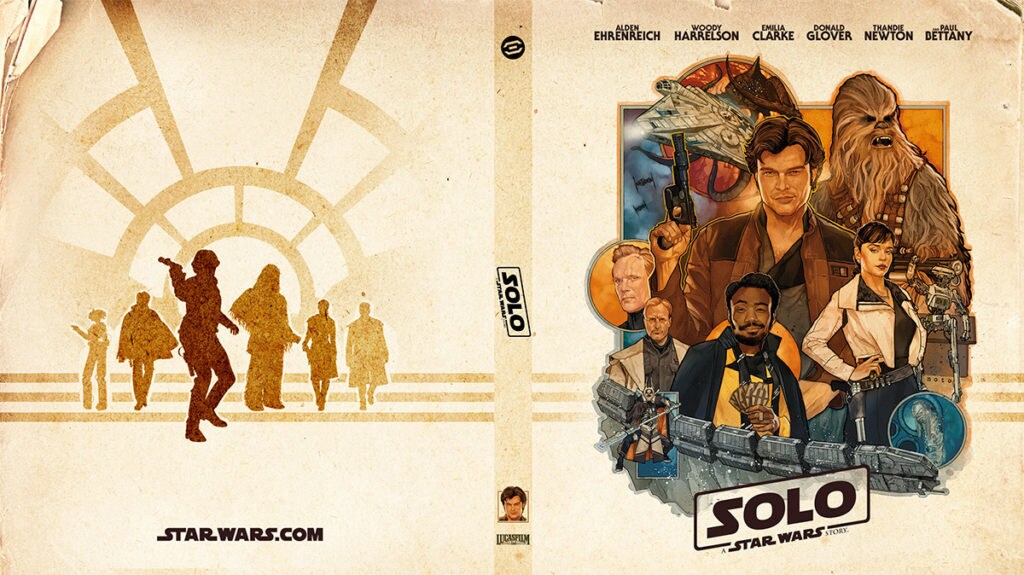Exclusive Solo Blu-ray Insert Cover