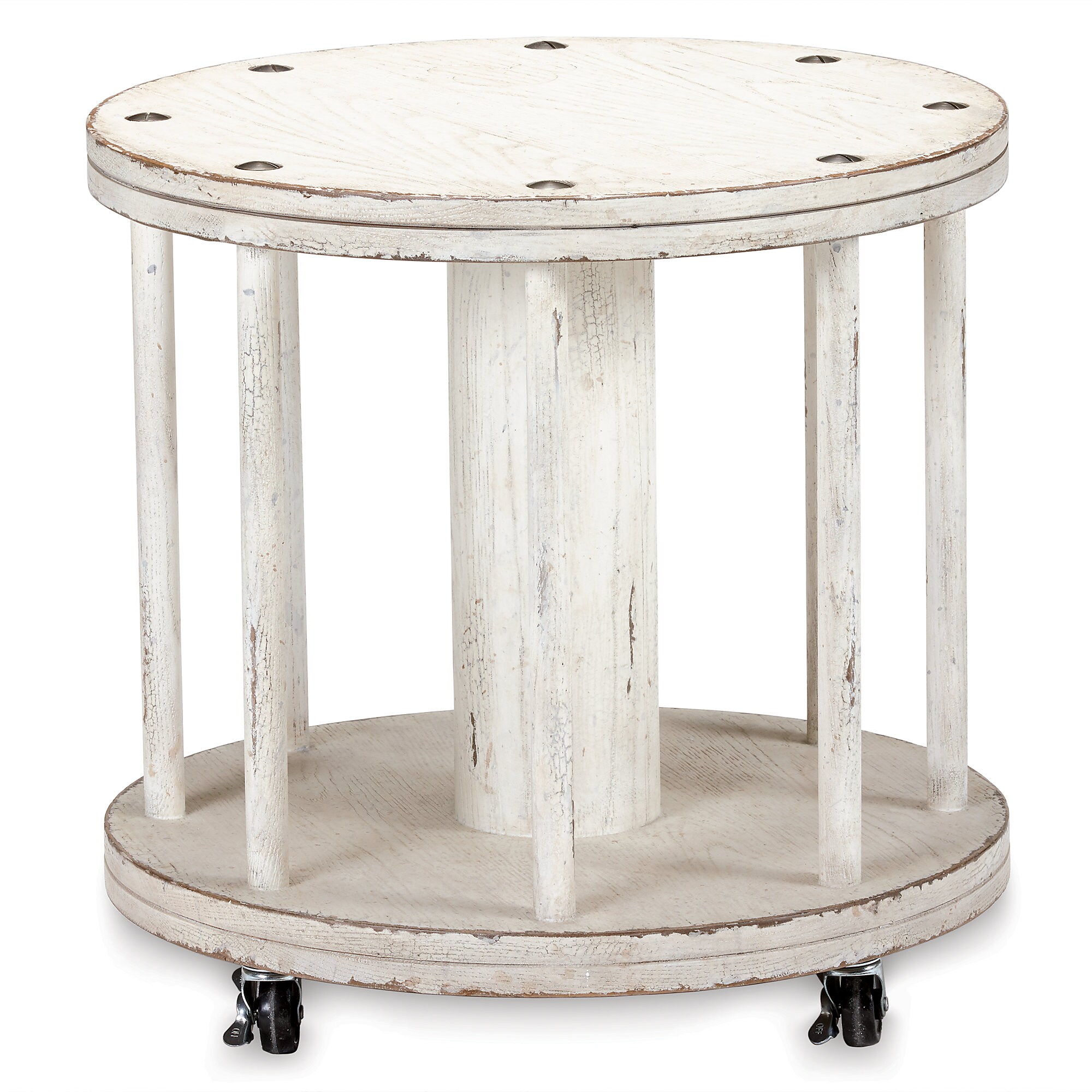 Mickey Mouse Film Canister Side Table by Ethan Allen