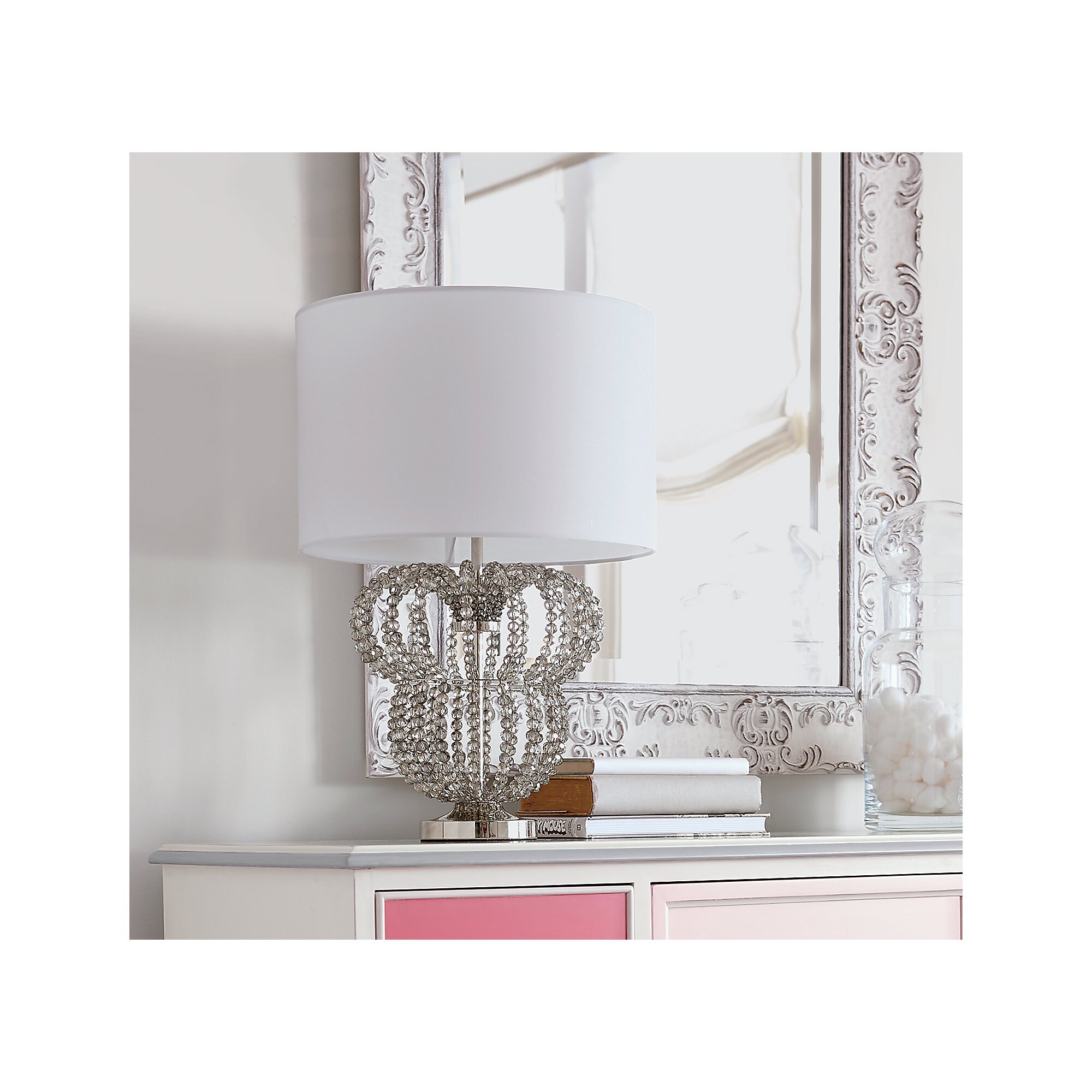 Minnie Mouse Beaded Accent Lamp by Ethan Allen