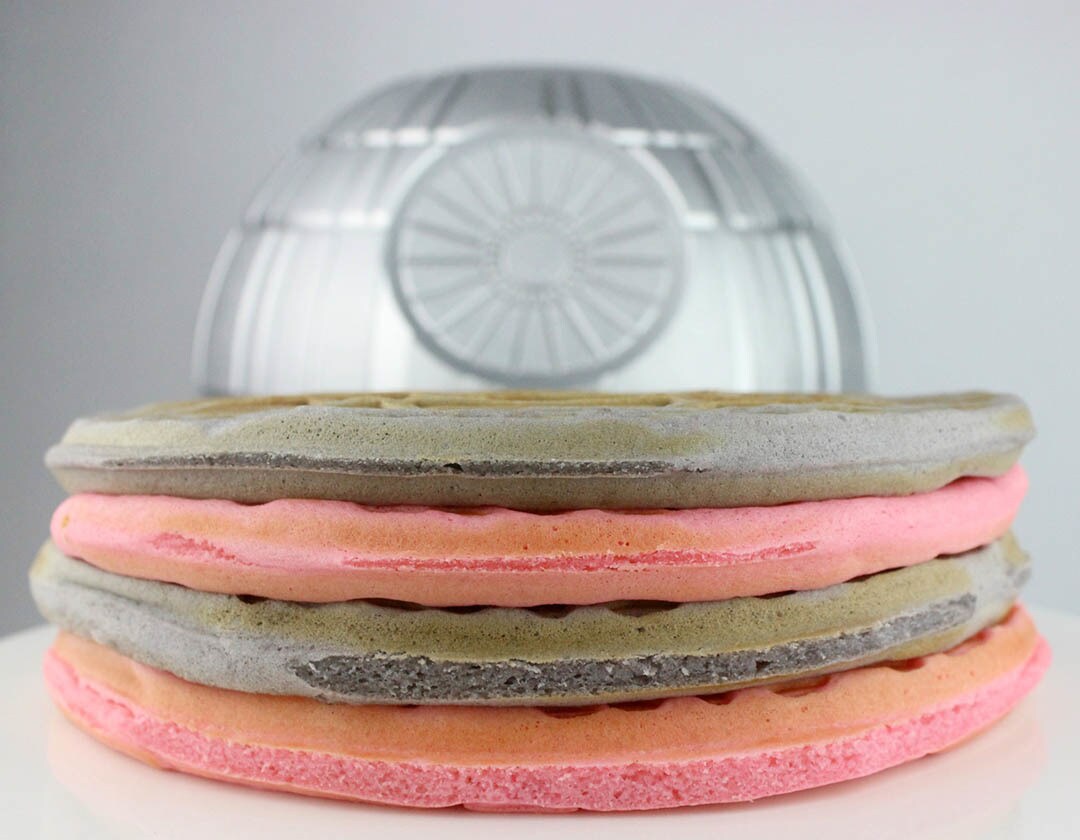 An easy Death Star waffles recipe for Valentine's Day.