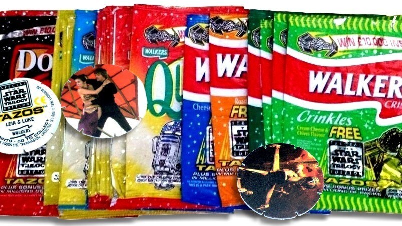 Star Wars in the UK: Lock S-Foils in a Snack Position - Walkers Crisps '97-'99