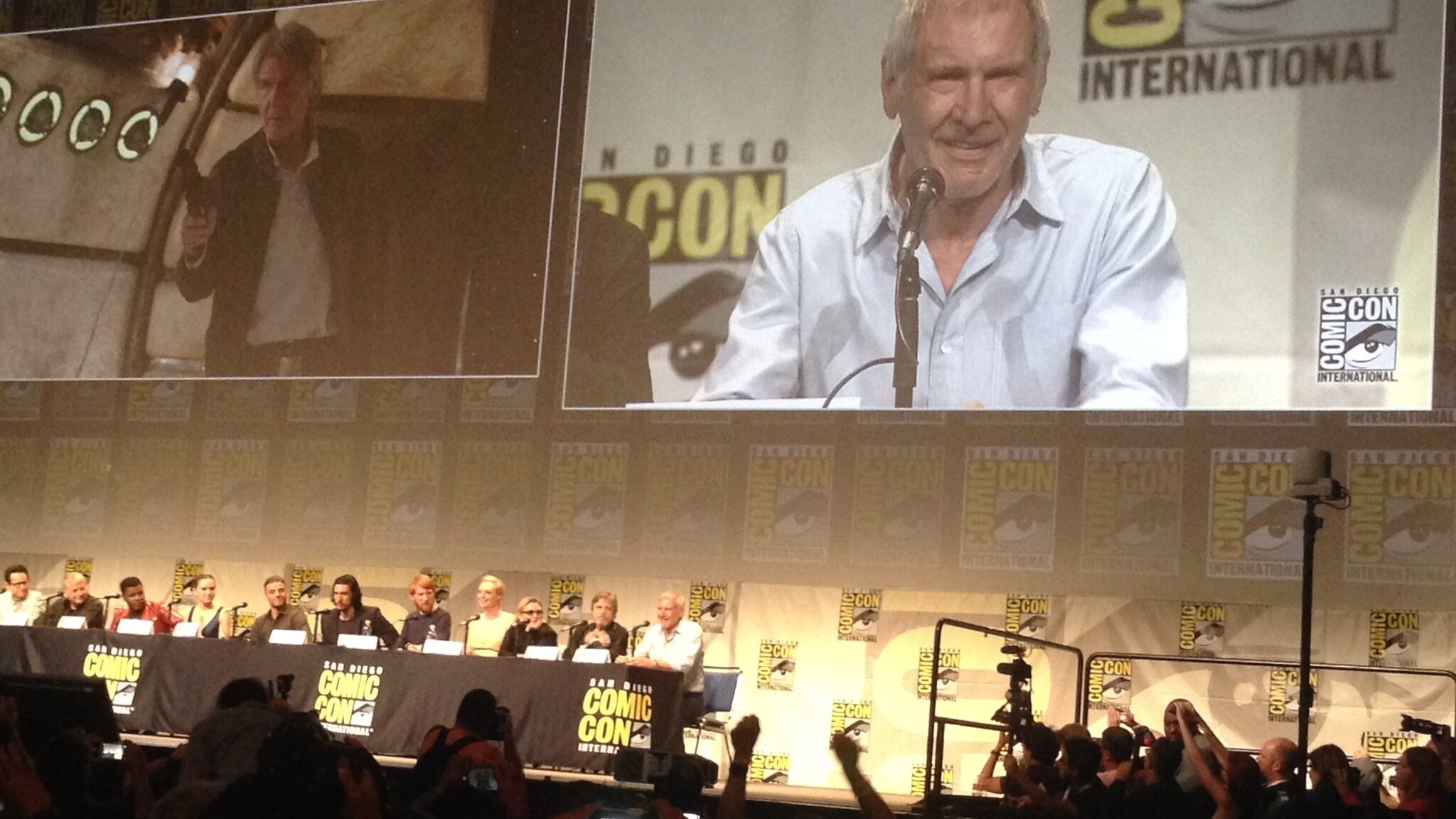 Harrison Ford at San Diego Comic-Con 2015