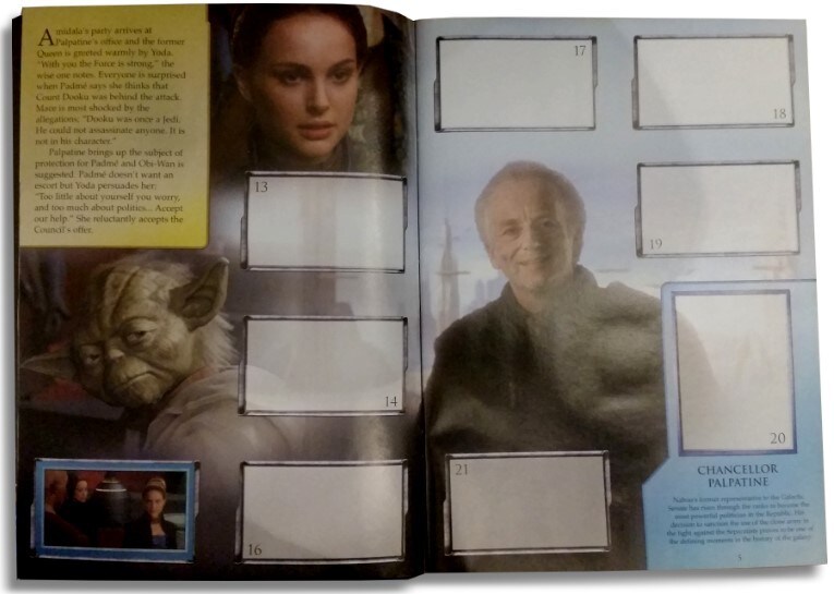 Star Wars: Attack of the Clones sticker book - spotlight