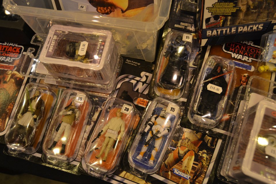 Star Wars figures at at the London Film and Comic Con