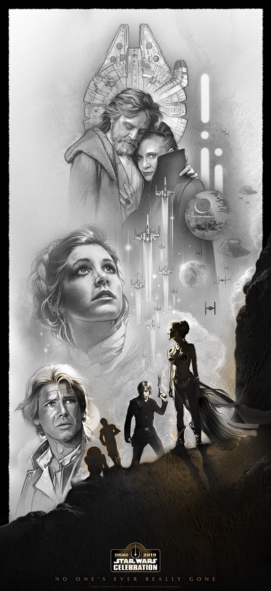 Star Wars Celebration 2019 Art by Steve Anderson.