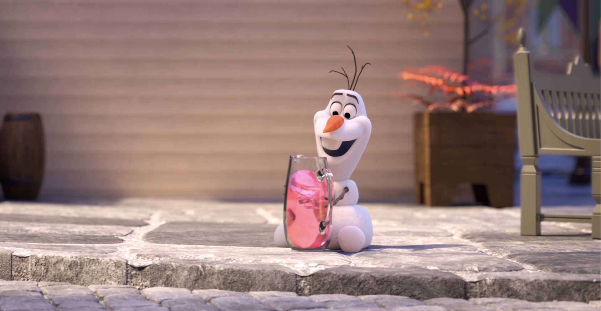 at home with olaf disney