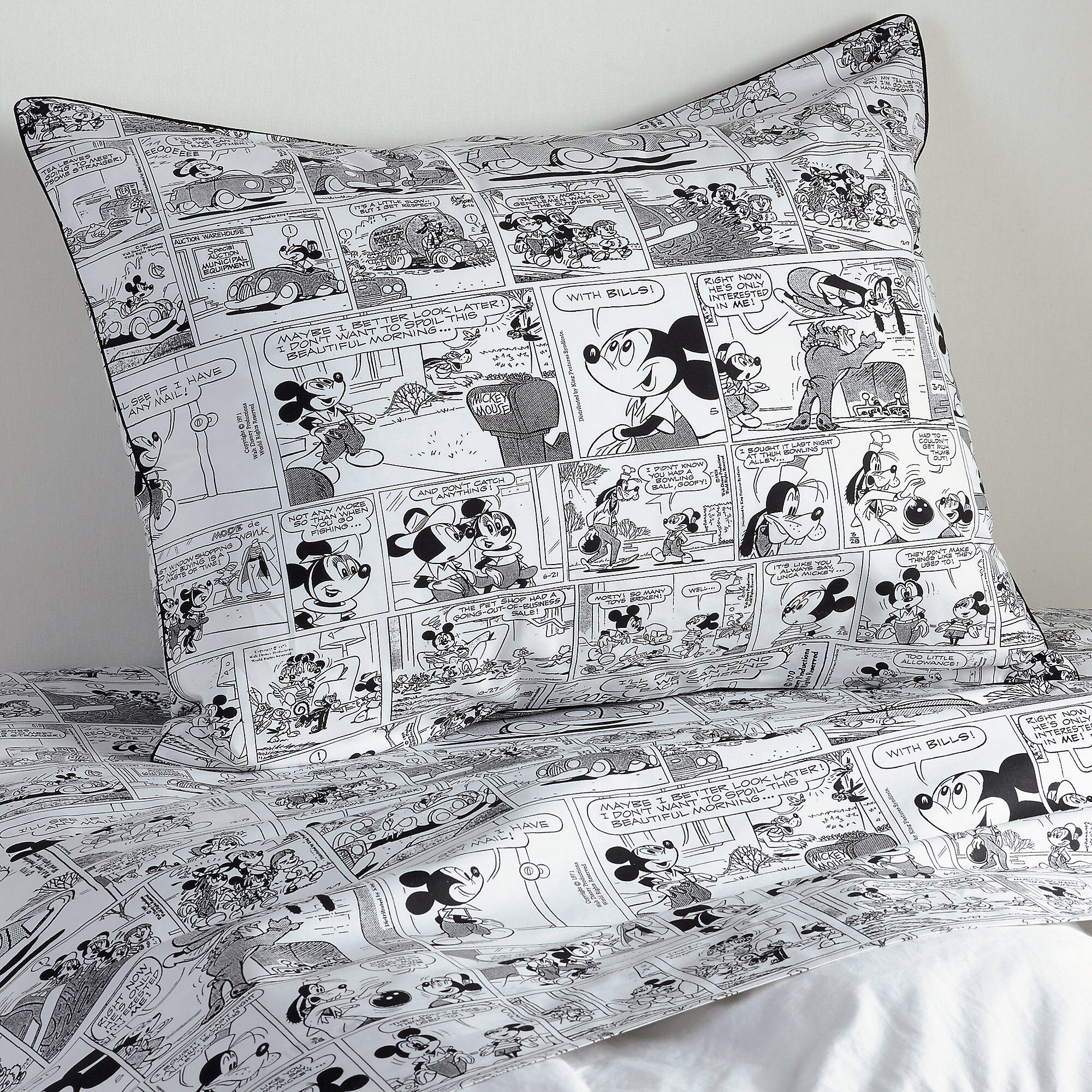 Mickey Mouse Comic Strip Sham by Ethan Allen
