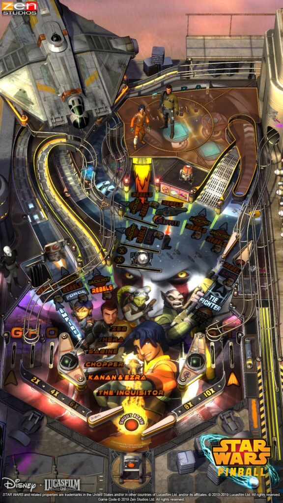 Star Wars Pinball on Nintendo Switch screenshot.