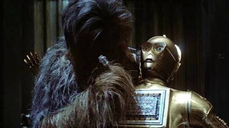 Chewbacca Repairs Threepio