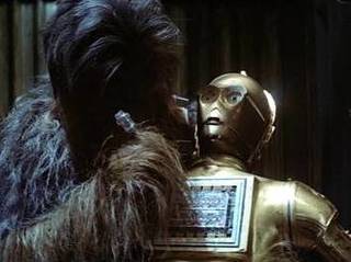 Chewbacca Repairs Threepio