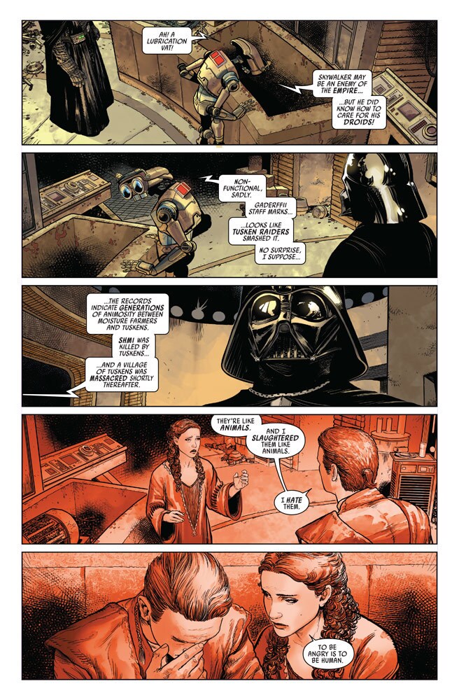 Marvel's Darth Vader #1 - Vader remembers Amidala