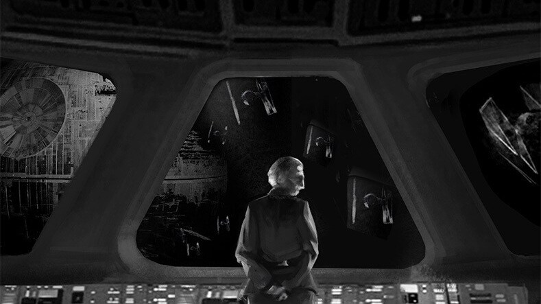 Star Wars: Tarkin back cover sketch