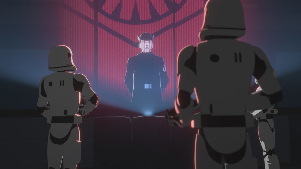 General Hux delivers a fiery speech in Star Wars Resistance.
