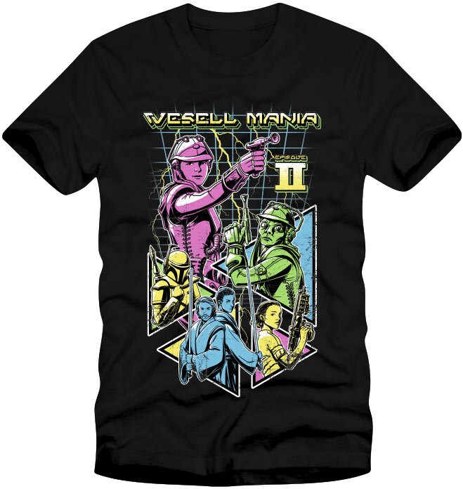 Star Wars Celebration exclusive Wesell Mania t-shirt